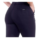 Calça Social Cintura Alta c Bolsos Uniforme Secretaria K2b