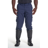 Calça Tática C Refletivo Bombeiro Civil Azul