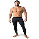 Calça Térmica Elástico Masculina Esporte Fitness Conforto Poliamida M