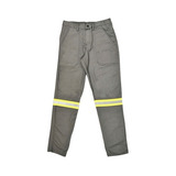 Calça Uniforme Eletricista Nr10 Anti Chama Cinza Risco 2 C a