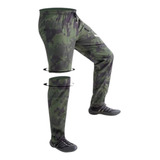 Calça Vira Bermuda De Pesca Mar Negro Proteção Solar Uv 50 