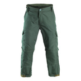Calça Vira Bermuda Verde Pesca Poly Militar Bolsos Tática