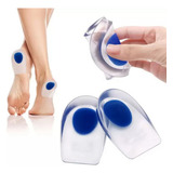 Calcanheira Em Gel Para Esporão De Calcâneo E Esporte Par Cor Azul Tamanho Da Palmilha Tamanho Único
