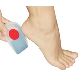 Calcanheira Em Silicone P esporão De Calcâneo E Esporte Par Cor Vermelho Tamanho Da Calcanheira M