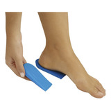 Calcanheira Ortopédica Silicalk Para Compensação Altura 10mm Cor Azul