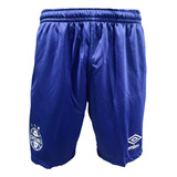Calção Bermuda Umbro Grêmio Treino 2024 25 Azul C bolso