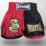 Calção Muay Thai Shorts Bermuda Mod Tailandês Strike Boxing