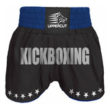 Calção Short Kickboxing Gp Preto azul Uppercut