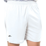 Calção Shorts Masculino Plus Size Futebol M Ao Eg4 Branco