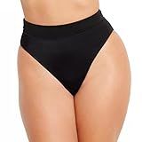 Calcinha Biquíni Avulsa Hot Pant Alta Plus Size Roupa Praia 52 Preto