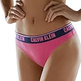 Calcinha Calvin Klein CK Cotton Fio Dental Rosa Pink P Calvin Klein