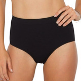 Calcinha Cintura Alta Modeladora Plie Microfibra Super Macia