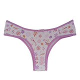 Calcinha Confortavel Em Algodão Mescla Lingerie Kit Com 5