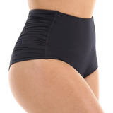 Calcinha De Biquíni Hot Pants Afina Cintura Cós Alto Forrada