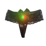 Calcinha Fio Dental Kit 3 Led Pisca Sensual Feminino Sexy