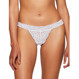 Calcinha Fio Dental Lingerie Rendada Sem Elastico Valisere