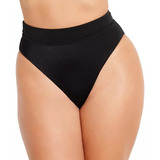 Calcinha Hot Pant Tanga Biquíni Cintura Alta Lateral Larga