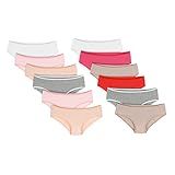 Calcinha Infantil Lisa Kit 12 Peças Premium DCP Kids Cor Colorido Tamanho GG