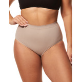 Calcinha Modeladora Control Cintura Alta Bege Plié