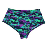 Calcinha Plus Size Cintura Alta Hot Pant Moda Praia Gg g1