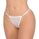 Calcinha Rendada Jóia Strass Delicada Toque Elegante Suave
