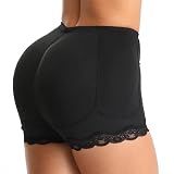 calcinha short enchimento aumenta bumbum quadril regular preto