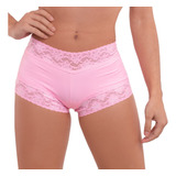 Calcinhas Diva Donna Modelo Shortinho Kit C 3 Caleçon Lisa