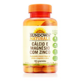 Cálcio E Magnésio C Zinco Sundown 100 Comprimidos Importado
