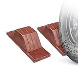 Calço Bate Roda Para Carros De Borracha Excelente Acabamento