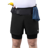 Calções De Ciclismo Shorts De Corrida Atléticos 1 Cintura 