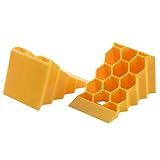 Calços De Roda Para Carro Trailers Trailers Trailers Caminhões E Veículos G V W Até 8T Calço De Pneu Antiderrapante Para Todos Os Climas Leve Fácil De Transportar Perfeito Em Todas As