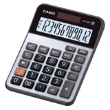 Calculadora Casio 12 Dígitos De Mesa Para Escritório Mx 120b Cor Cinza