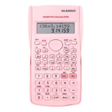 Calculadora Científica 82ms 240 Funções Com Capa Rosa