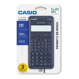 Calculadora Científica Casio Fx 82ms 2 240 Funções Preto