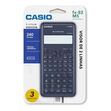 Calculadora Cientifica Casio Fx 82ms 240funções Original 
