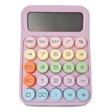 Calculadora Colorida De Mesa Simples 12 Digitos Pequena