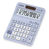 Calculadora De Mesa 12 Dígitos Mx 12b lb Lilás Casio Cor Lilás