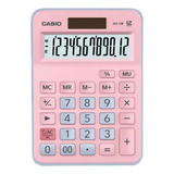 Calculadora De Mesa 12 Dígitos Mx 12b pklb Rosa Casio