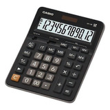 Calculadora De Mesa Casio Mx 12b Preta Cor Preto