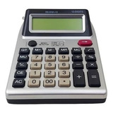Calculadora De Mesa Com Duplo Visor Testa Dinheiro Falso