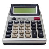 Calculadora De Mesa Kenko 12 Dígitos Testa Dinheiro Falso Cor Prateado