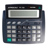 Calculadora De Mesa Procalc Pc123 12 Dígitos Solar E Bateria