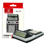 Calculadora Duas Telas Lcd Kapbom Ka 1179 Cor Preto