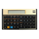 Calculadora Financeira Hp 12c Gold Dourada Barato Resistente