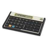 Calculadora Financeira Hp 12c Gold Dourado C capa Impecável