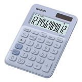 Calculadora Mesa 12 Dígitos Cálculo De Hora Big Display Azul
