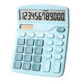 Calculadora Mesa Azul Visor Grande 12