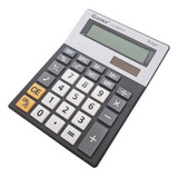 Calculadora Mesa Balcão Display 8 Digitos Escritório Preta Cor Preto