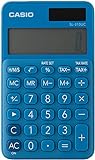 Calculadora Portátil Casio C Visor Amplo 10 Dígitos E Alimentação Dupla Casio Azul