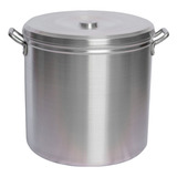 Caldeirão Industrial Aluminio Cozinha Profissional N50 99l Cor Prateado